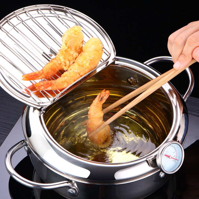 Commercial Kitchen Appliances - Japanese Deep Frying Pot with a
