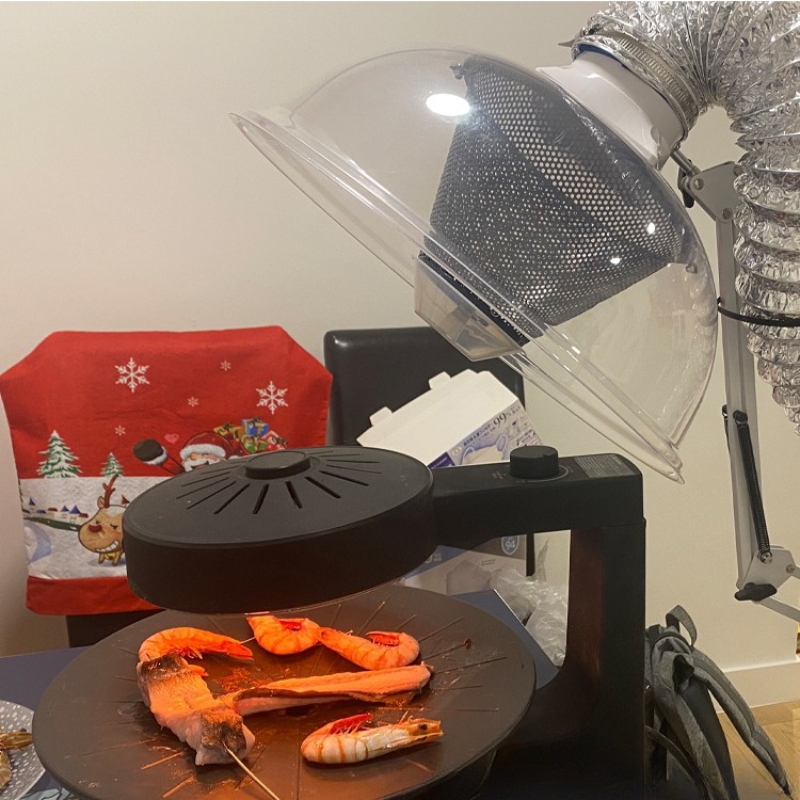 Portable Adjustable BBQ Smoke  - Commercial Kitchen Ventilation avaliação e preço