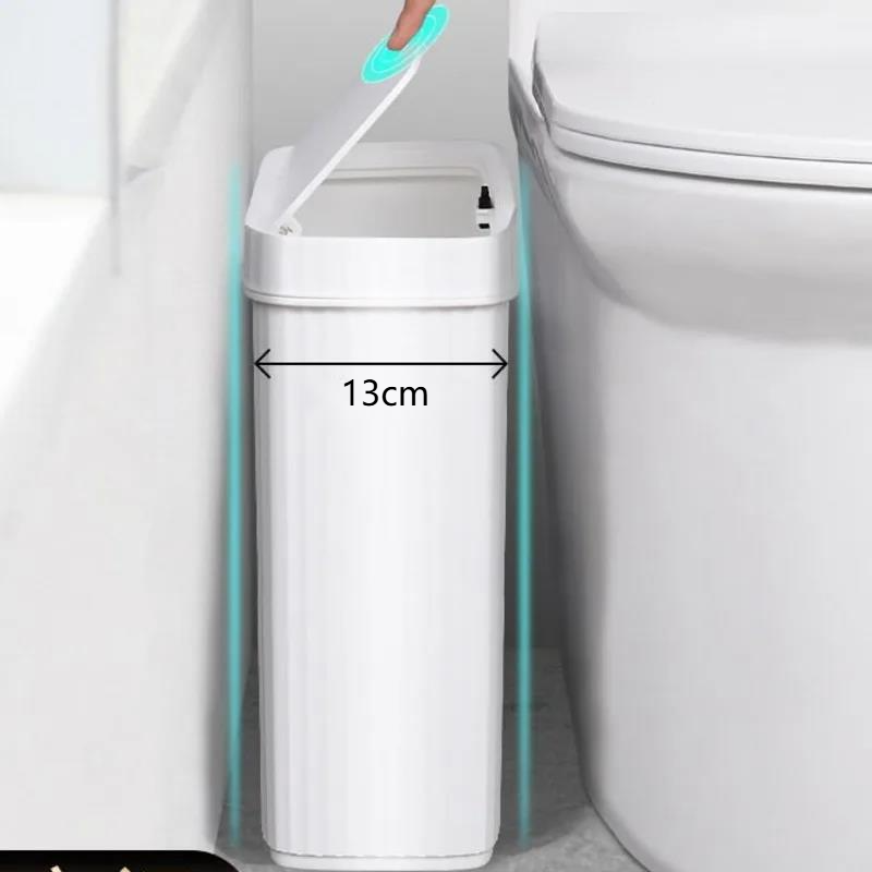Slim Bathroom Trash Can 13cm N - Commercial Kitchen Trash Can avaliação e preço