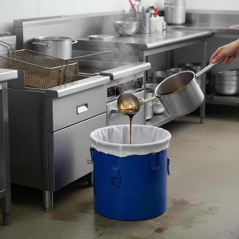 Carbon Steel Oil Disposal Cont - Commercial Kitchen Oil Disposal avaliação e preço