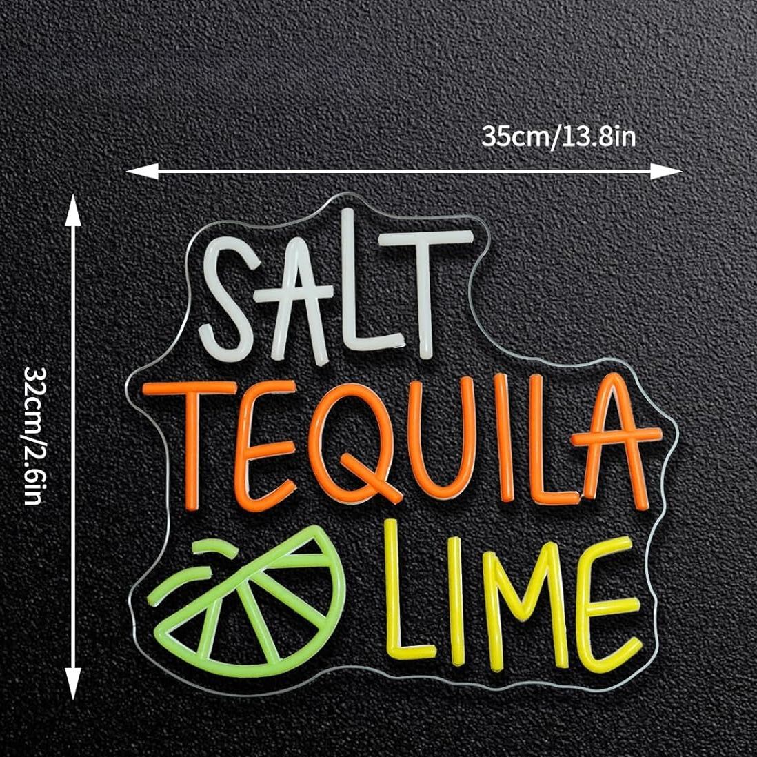 Salt Tequila Lime Neon Sign Le - Commercial Kitchen Light avaliação e preço