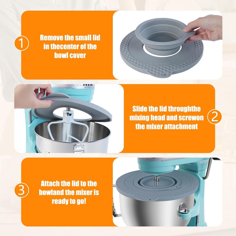Silicone Mixer Bowl Cover Comp - Commercial Kitchen Juicer avaliação e preço