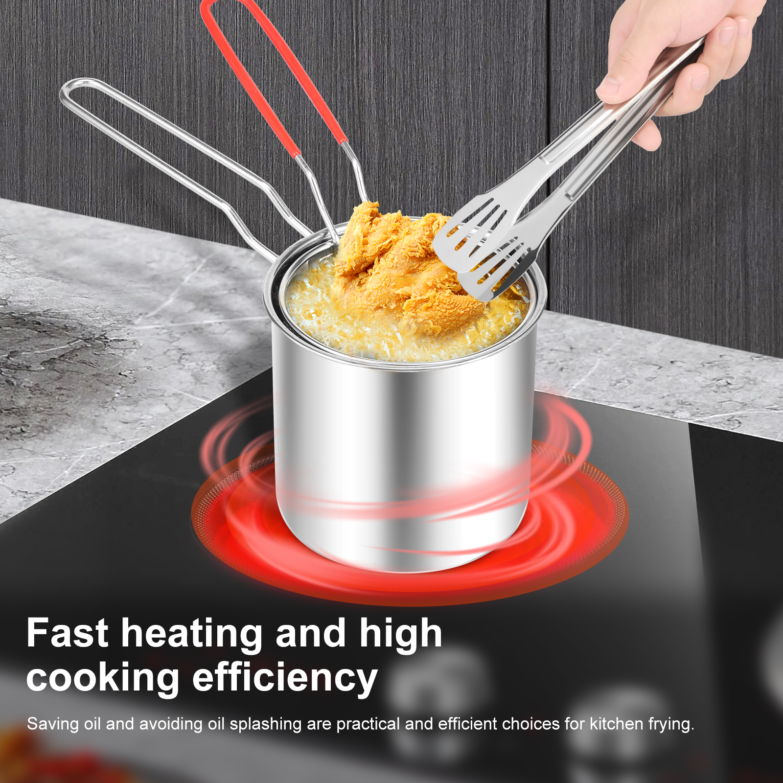 Deep Fryer Pots Stainless Stee - Commercial Kitchen Appliances avaliação e preço