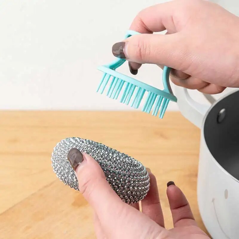 Cleaning Ball Brush Detachable - Commercial Kitchen Cleaning avaliação e preço