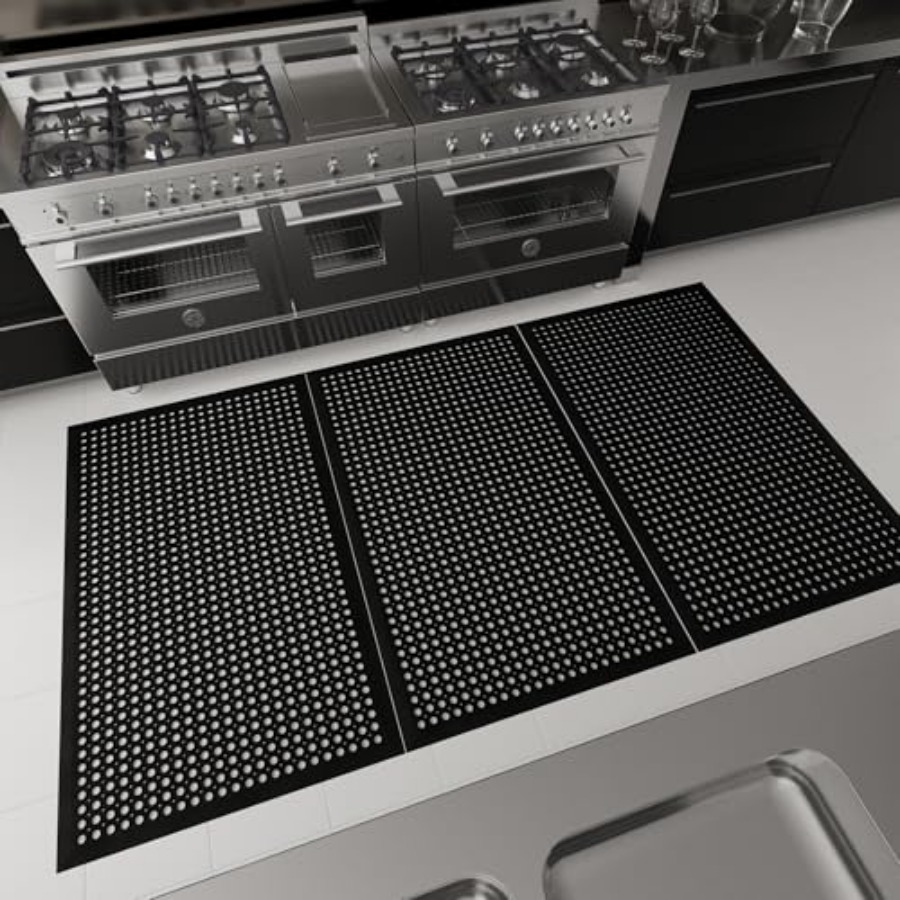 Heavy Duty Rubber Floor Non-Sl - Commercial Kitchen Non Slip Flooring avaliação e preço