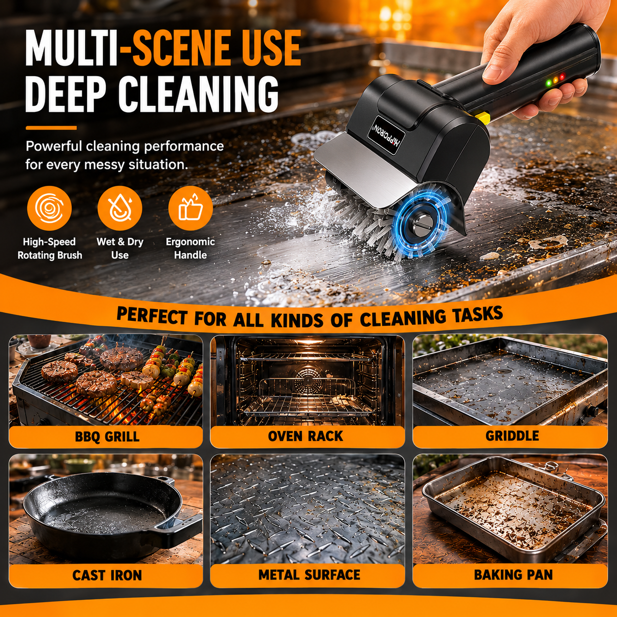 Rechargeable Electric Grill Br - Commercial Kitchen Cleaning avaliação e preço