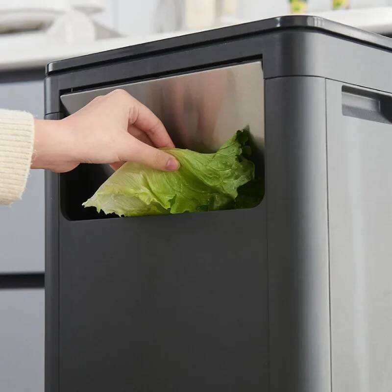 Food Plastic Waste Bins Anti O - Commercial Kitchen Trash Can avaliação e preço