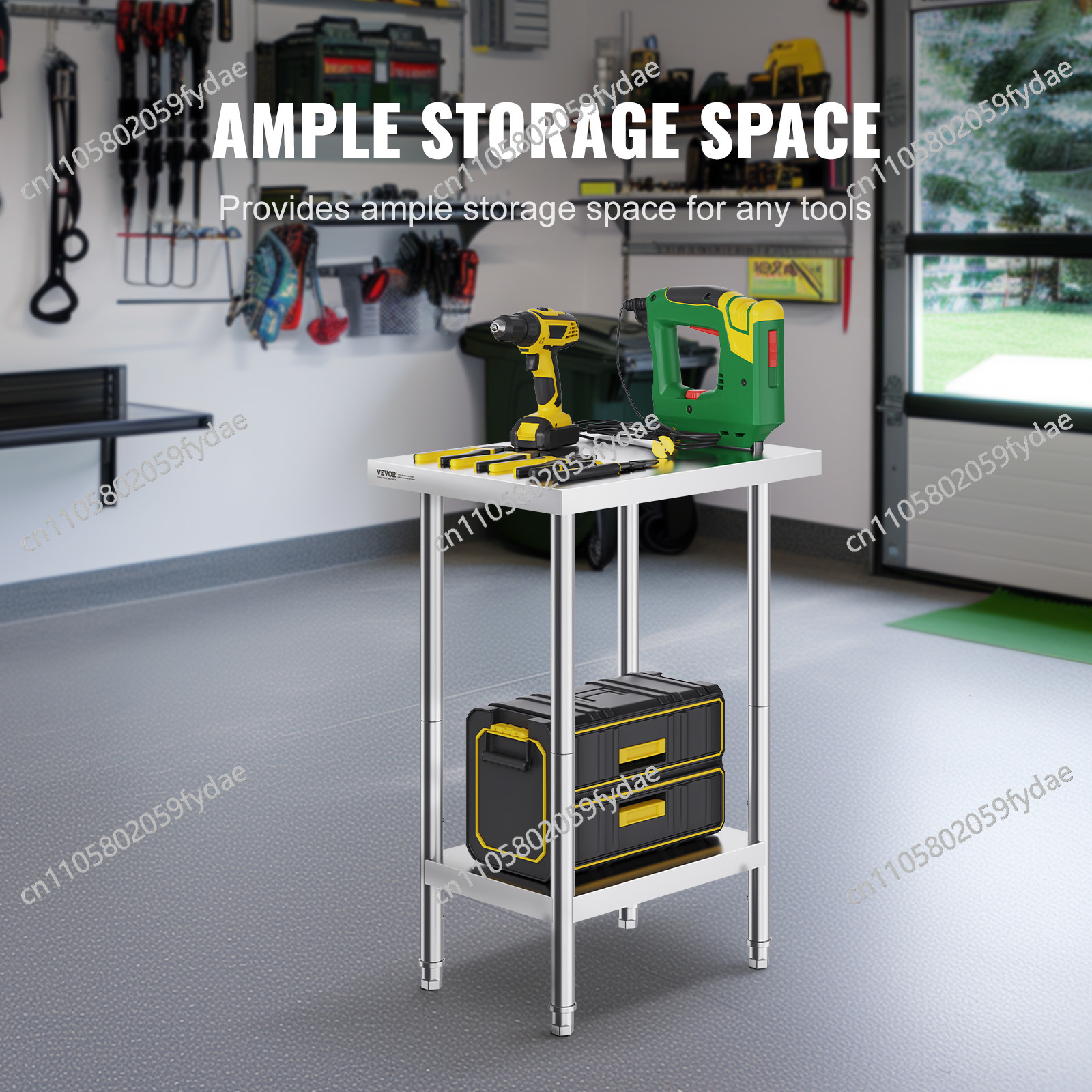 For Stainless Steel Prep Table - Commercial Kitchen Prep Table With Storage avaliação e preço