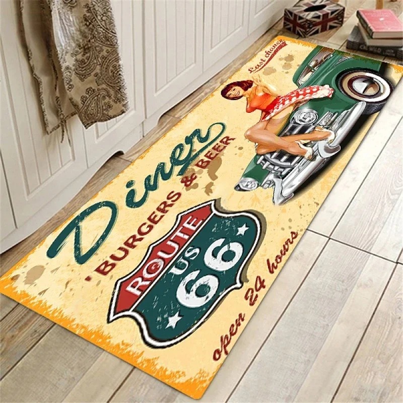 Route 66 Design Kitchen Floor  - Commercial Kitchen Non Slip Flooring avaliação e preço