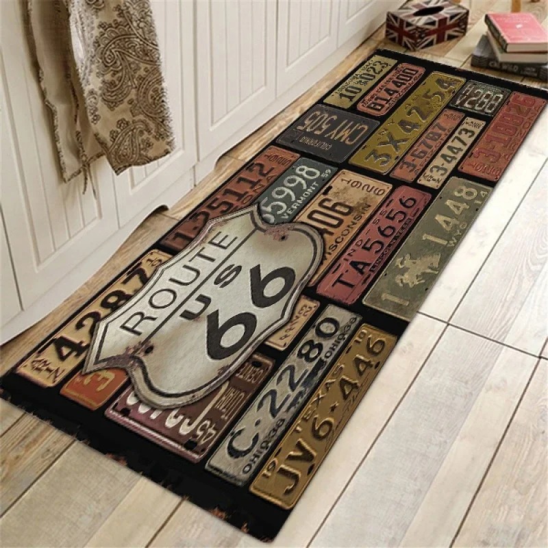 Route 66 Design Kitchen Floor  - Commercial Kitchen Non Slip Flooring avaliação e preço