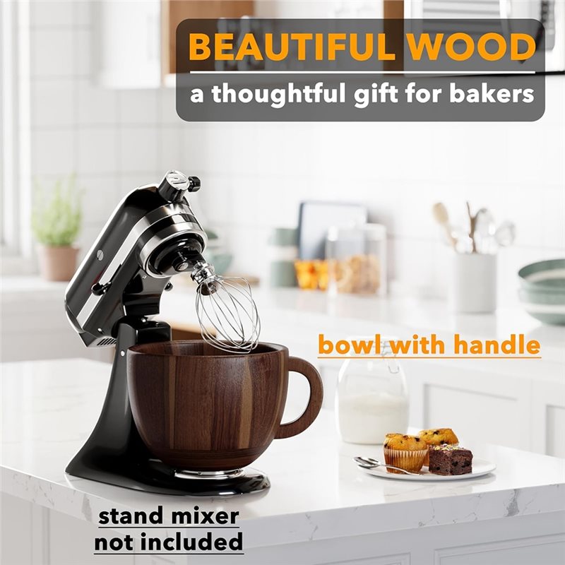 ABWM-Wooden Bowl Mixer For Kit - Commercial Kitchen Juicer avaliação e preço