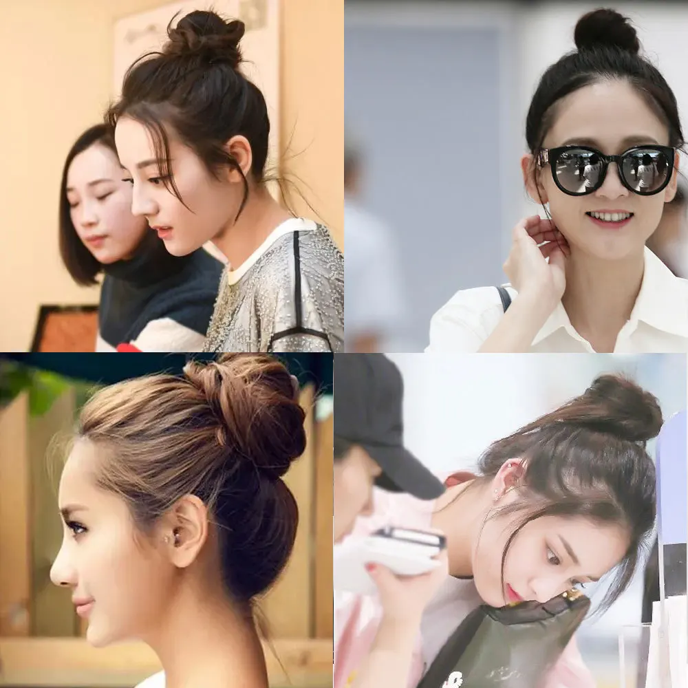S/M/L Hair Bun Maker Elegant W - Donut Making Machine avaliação e preço