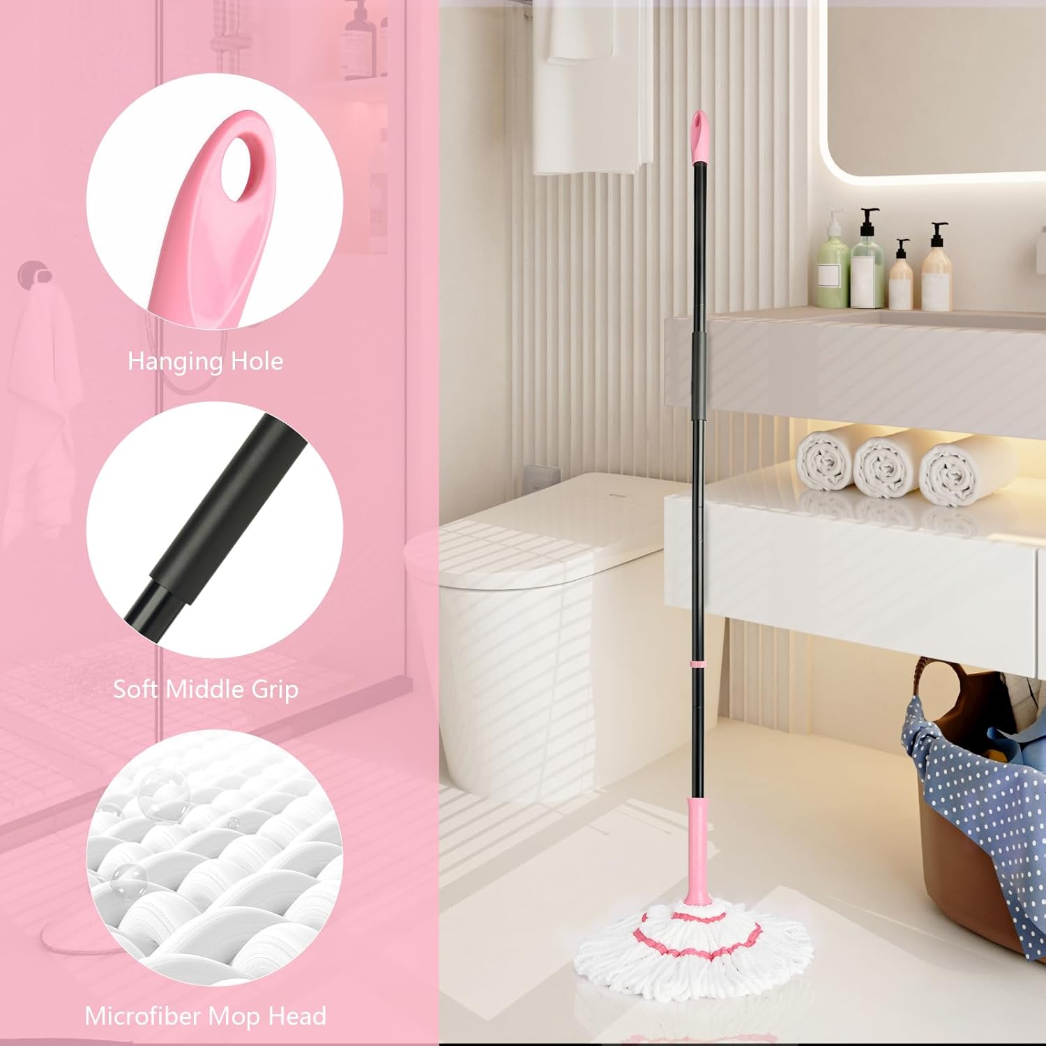 Self-Wringing Twist Mop for Fl - Commercial Kitchen Cleaning avaliação e preço