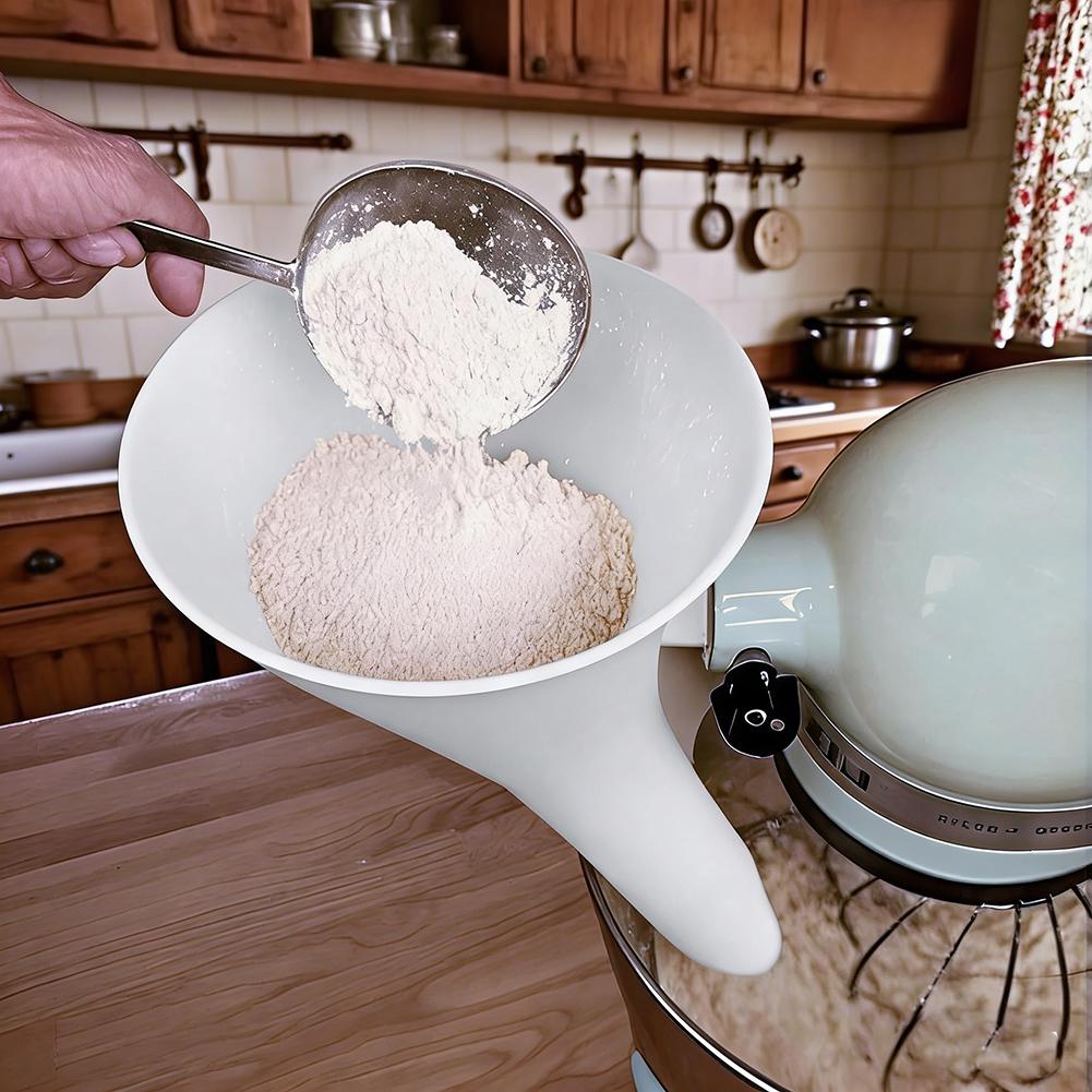 Spill Proof Flour Funnel for 5 - Commercial Kitchen Juicer avaliação e preço