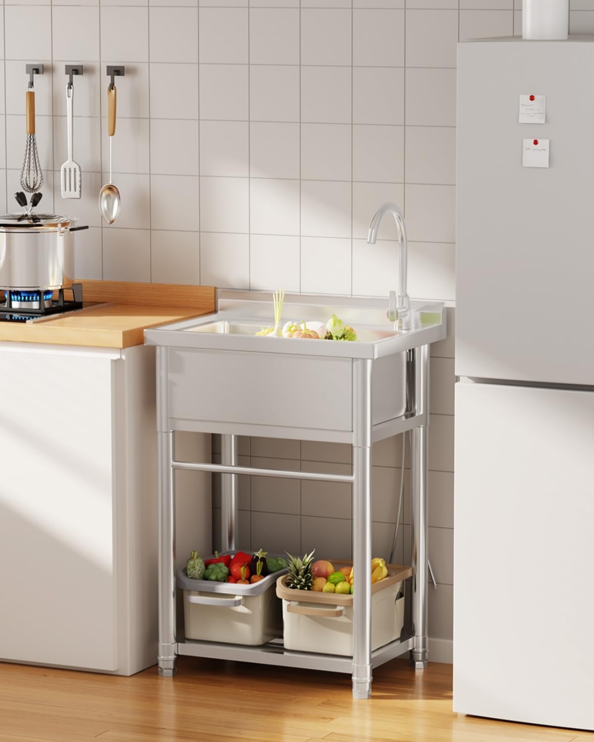 Stainless Steel Utility Sink,  - Commercial Kitchen Sink avaliação e preço