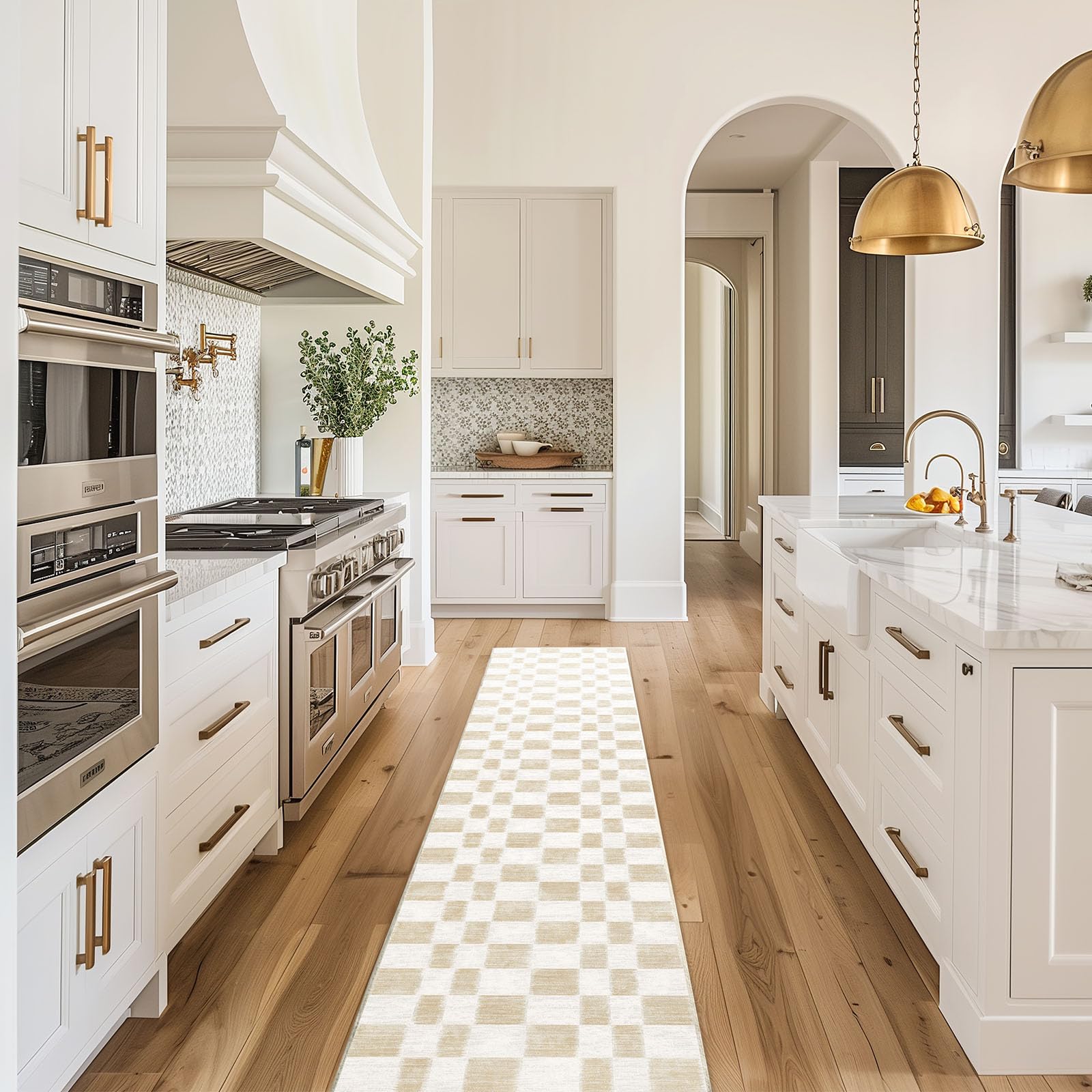 Classic Checkerboard Runner Ru - Commercial Kitchen Non Slip Flooring avaliação e preço