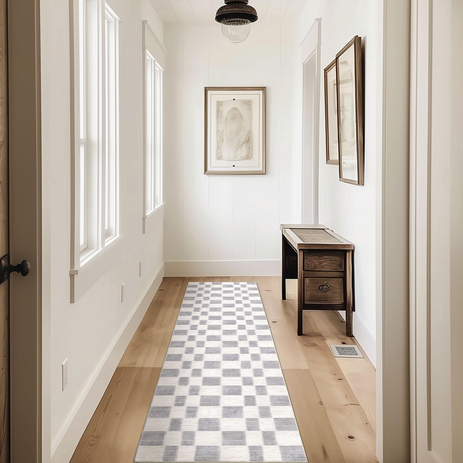Classic Checkerboard Runner Ru - Commercial Kitchen Non Slip Flooring avaliação e preço