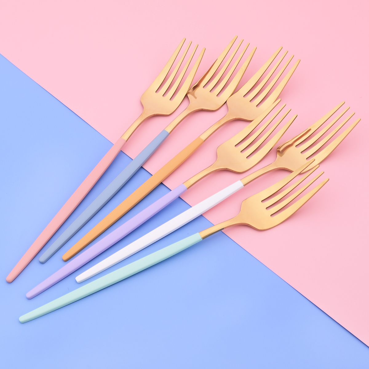 New 24Pcs Mix Color Dinnerware - Commercial Kitchen Knife Set avaliação e preço