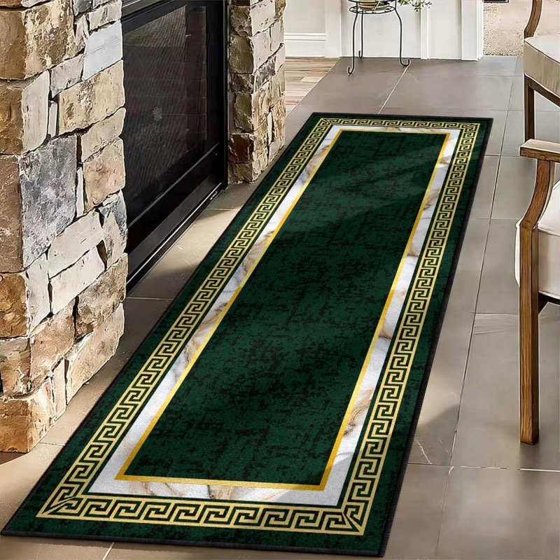 Abstract Art Runner Rug Blue Y - Commercial Kitchen Non Slip Flooring avaliação e preço