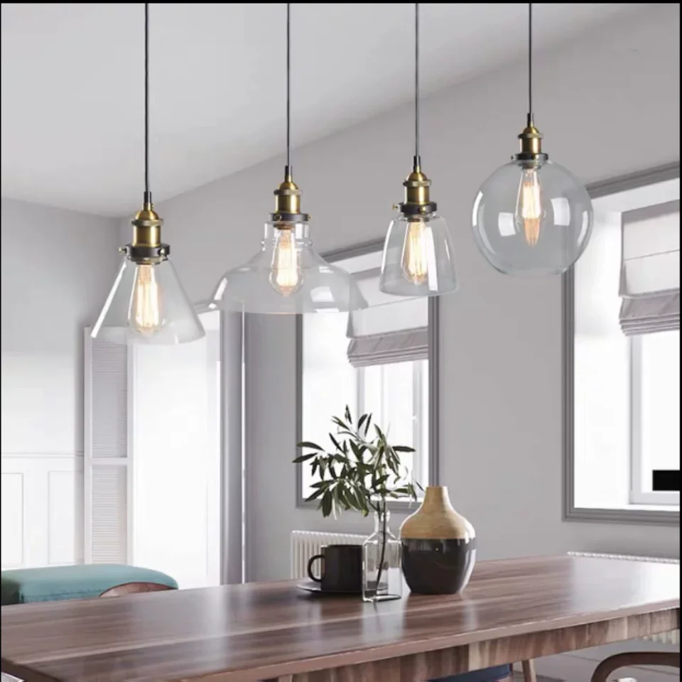 Nordic Retro Style Glass Penda - Commercial Kitchen Light avaliação e preço