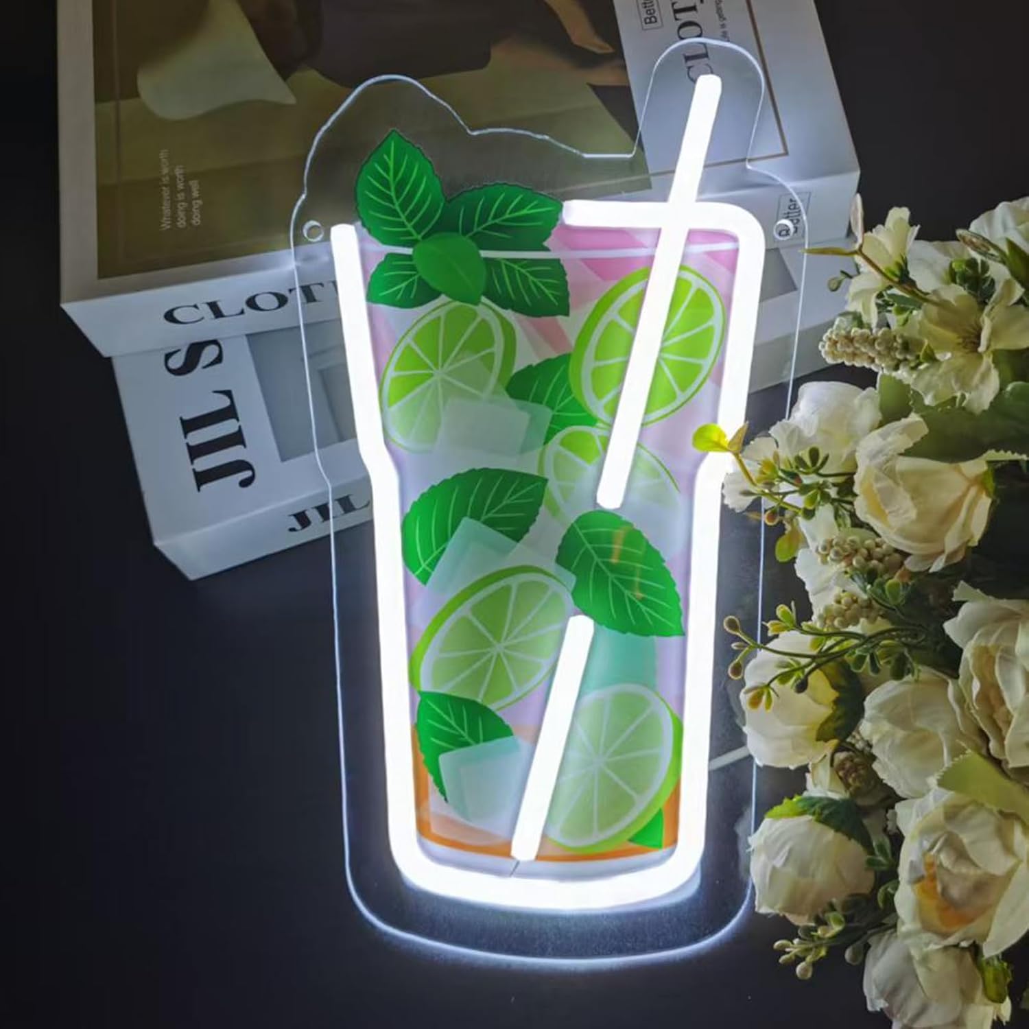Mojito Cocktail Neon Sign Summ - Commercial Kitchen Light avaliação e preço