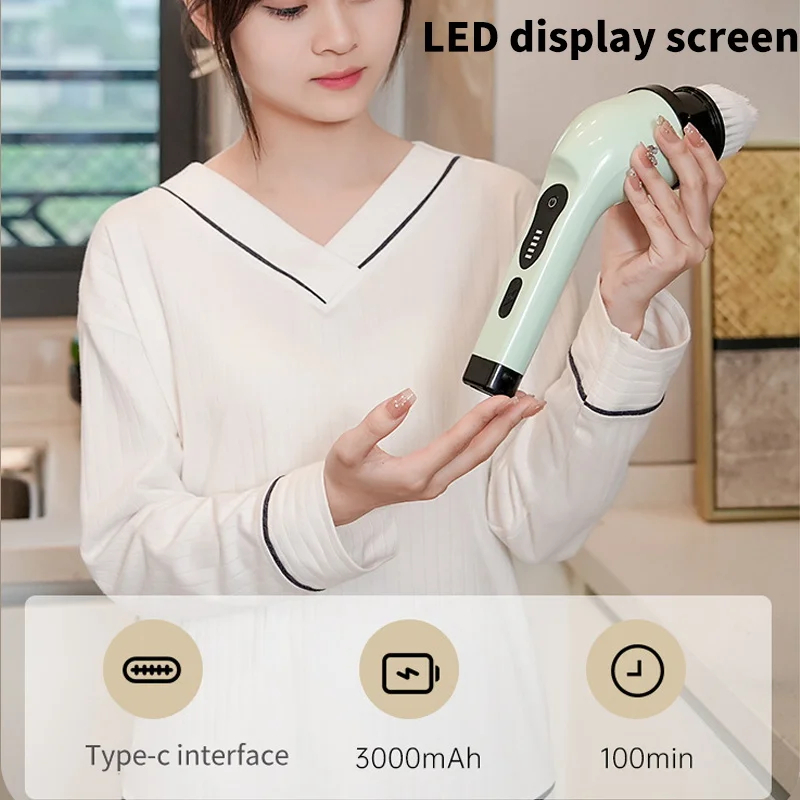 9-in-1 Electric Cleaning Brush - Commercial Kitchen Cleaning avaliação e preço