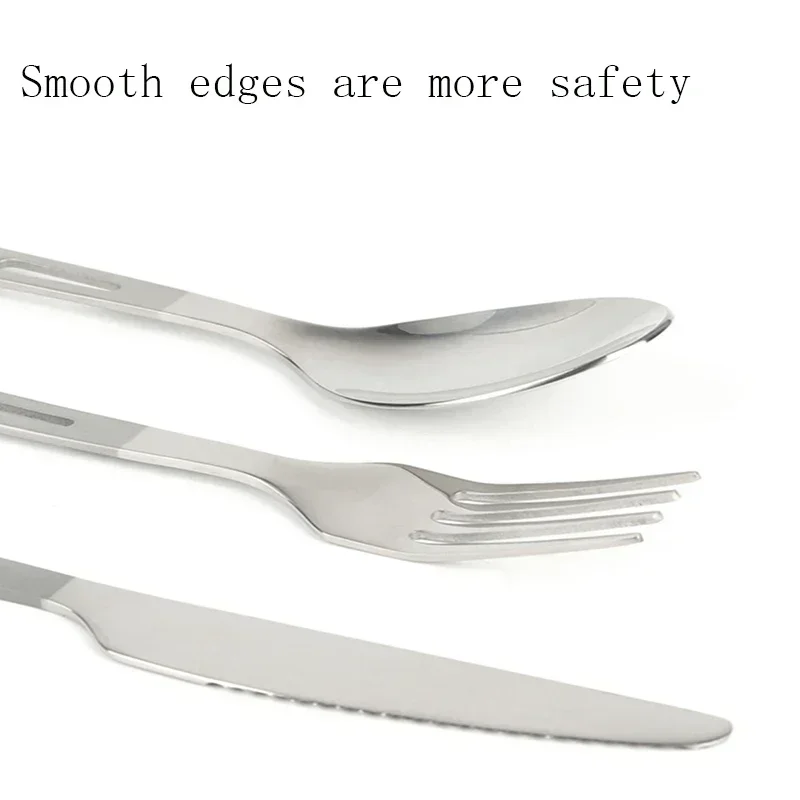 HWZBBEN Titanium Fork Spoon Kn - Commercial Kitchen Knife Set avaliação e preço