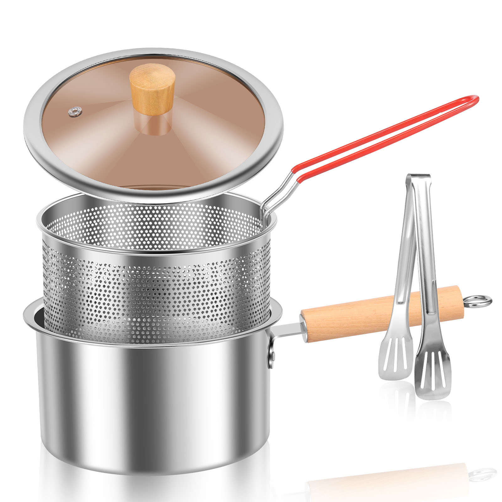 Deep Fryer Pot Stainless Steel - Commercial Kitchen Appliances avaliação e preço