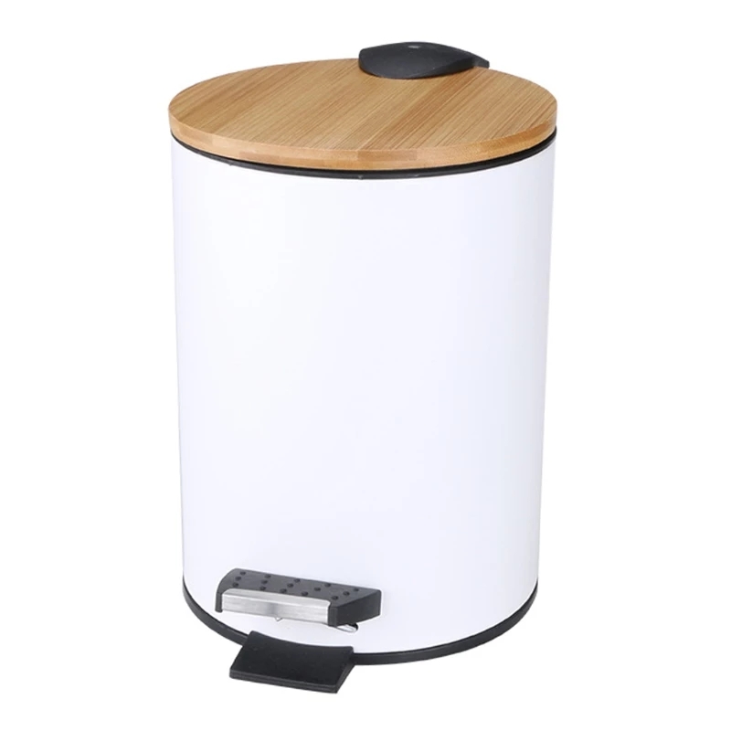 3/5L Wooden Flip Step Trash Ca - Commercial Kitchen Trash Can avaliação e preço