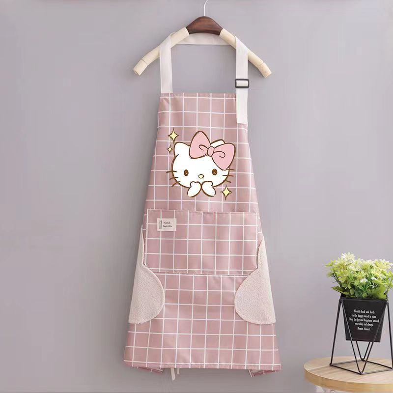Hello Kitty Apron Cute Cartoon - Commercial Kitchen Set avaliação e preço