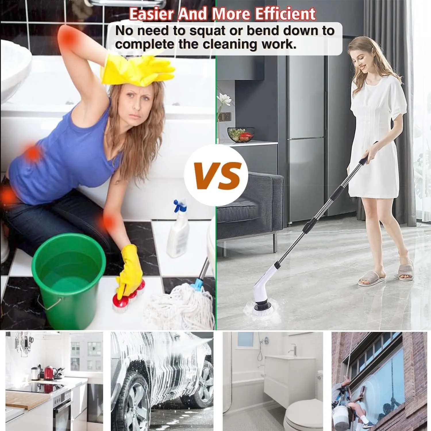 Cordless Electric Spin Scrubbe - Commercial Kitchen Cleaning avaliação e preço