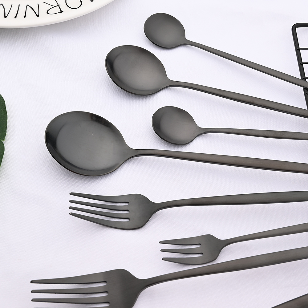 Matte Black Dinnerware Set Kni - Commercial Kitchen Knife Set avaliação e preço