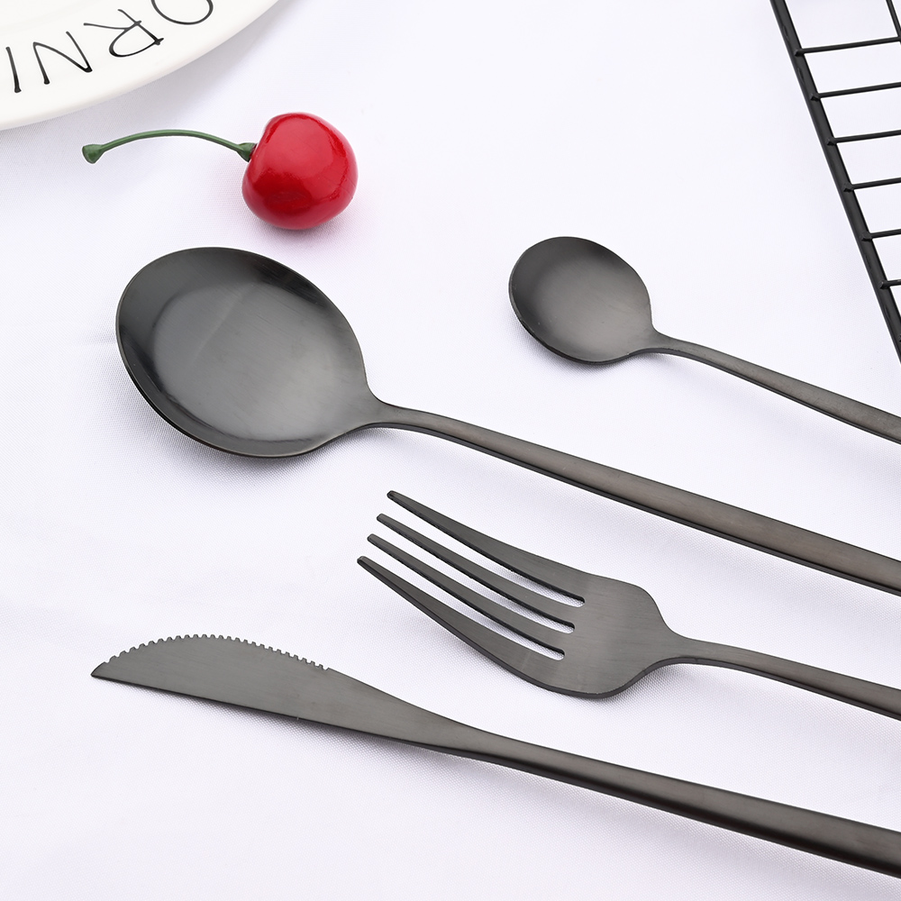 Matte Black Dinnerware Set Kni - Commercial Kitchen Knife Set avaliação e preço