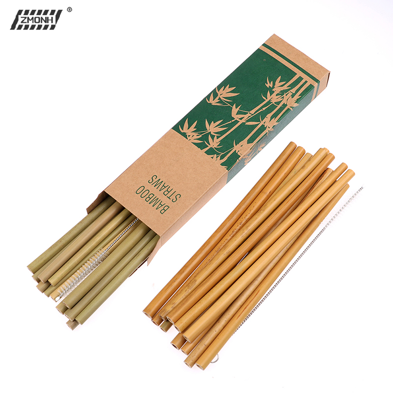 [H]1pcs Bamboo Drinking Straws - Commercial Kitchen Cleaning avaliação e preço