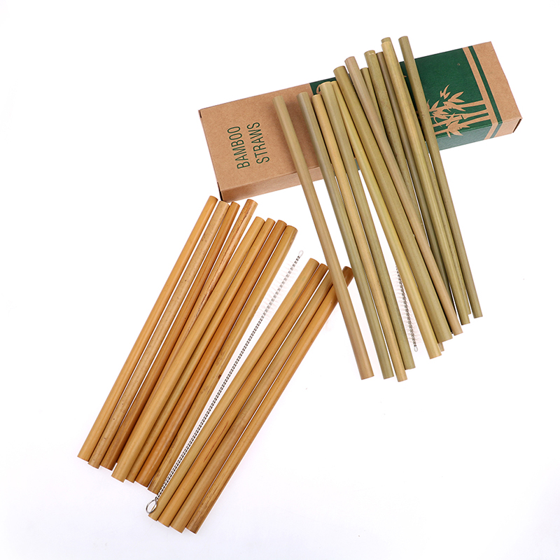 [H]1pcs Bamboo Drinking Straws - Commercial Kitchen Cleaning avaliação e preço