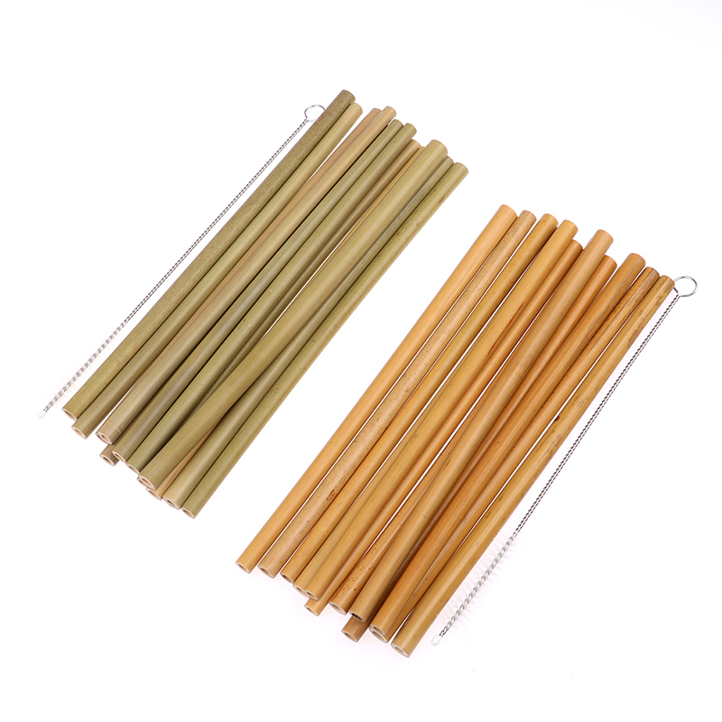 [H]1pcs Bamboo Drinking Straws - Commercial Kitchen Cleaning avaliação e preço