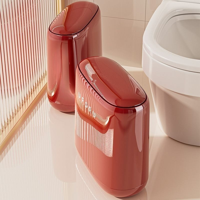 Bathroom Narrow Trash Can Plas - Commercial Kitchen Trash Can avaliação e preço