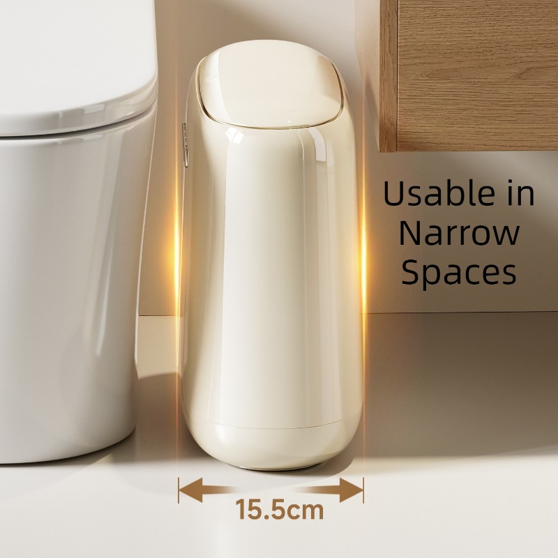 Bathroom Narrow Trash Can Plas - Commercial Kitchen Trash Can avaliação e preço