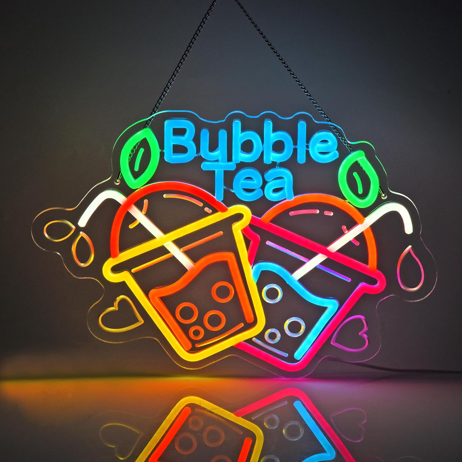 Bubble Tea Neon Sign USB Led L - Commercial Kitchen Light avaliação e preço