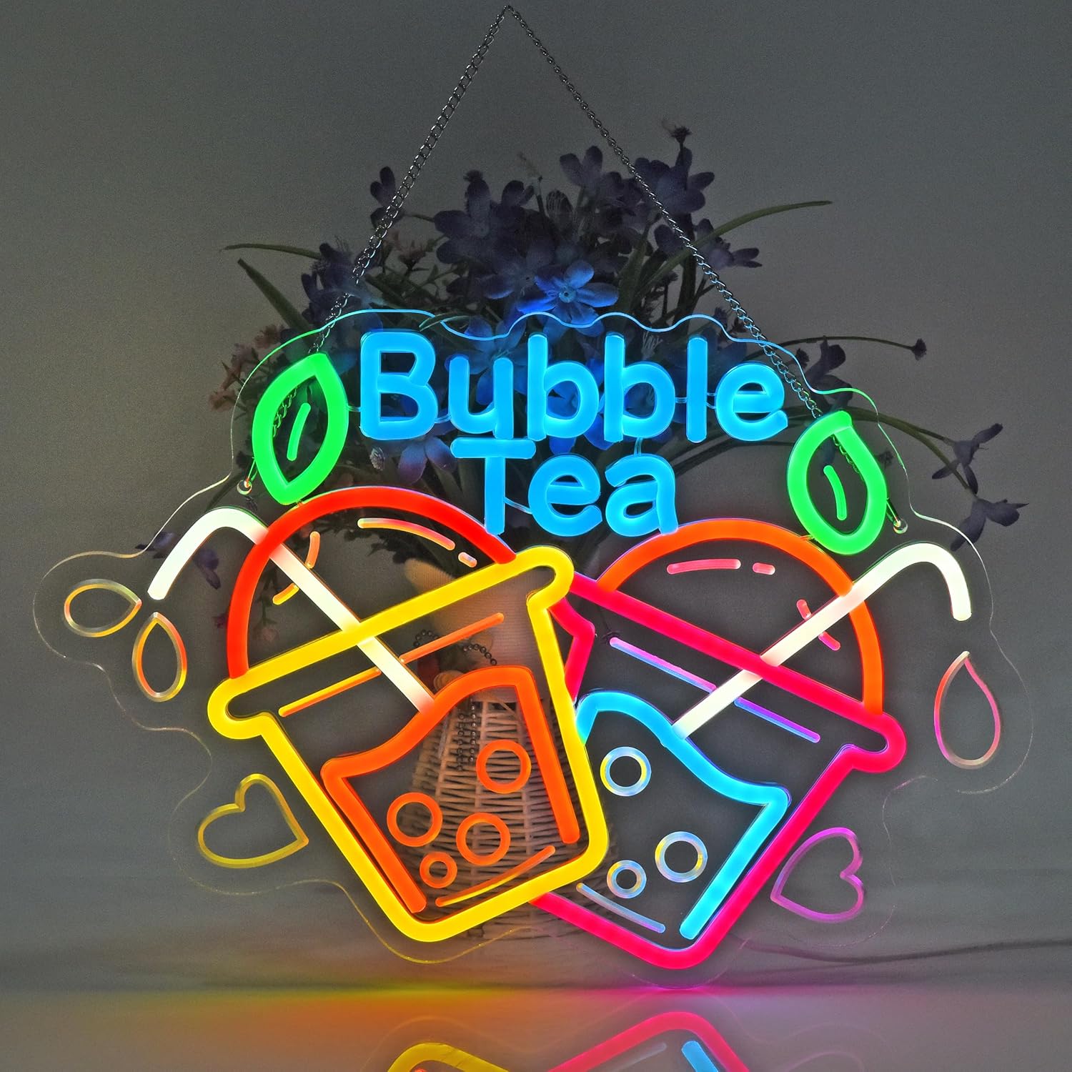 Bubble Tea Neon Sign USB Led L - Commercial Kitchen Light avaliação e preço