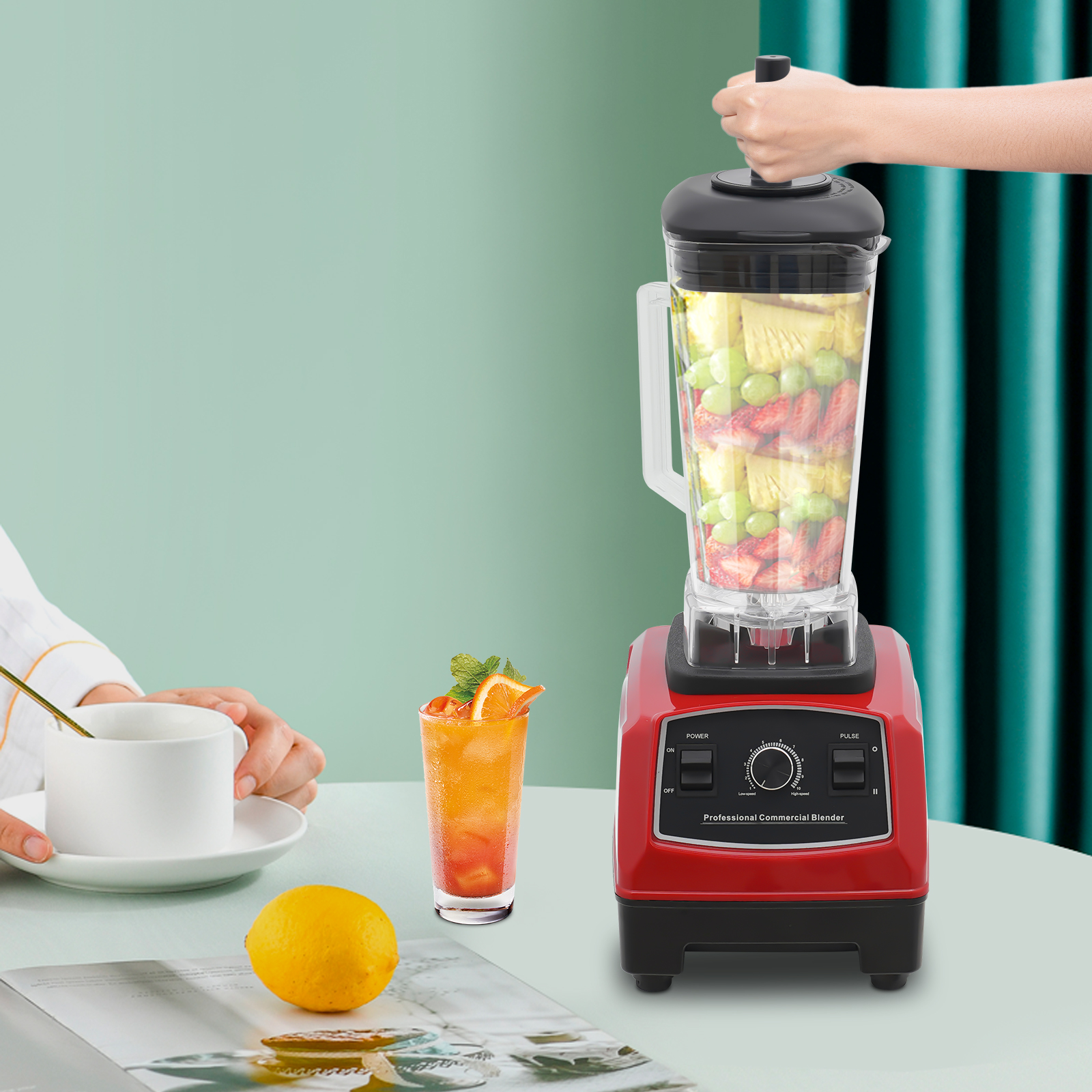 2200W Commercial Smoothie Blen - Commercial Kitchen Cleaning avaliação e preço