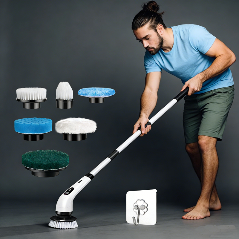 Cordless Household Spin Scrubb - Commercial Kitchen Cleaning avaliação e preço