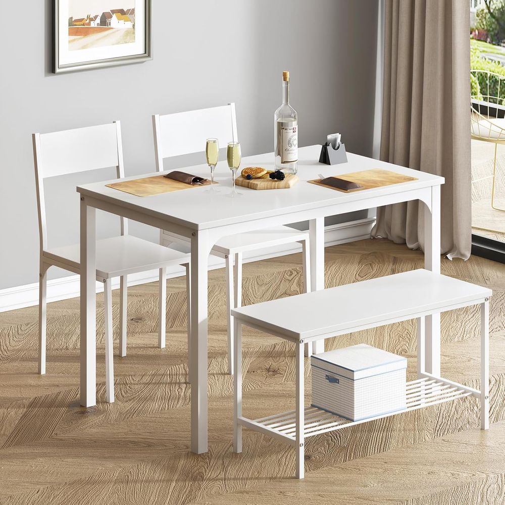 4 Pieces Dining Table Set, 43. - Commercial Kitchen Set avaliação e preço