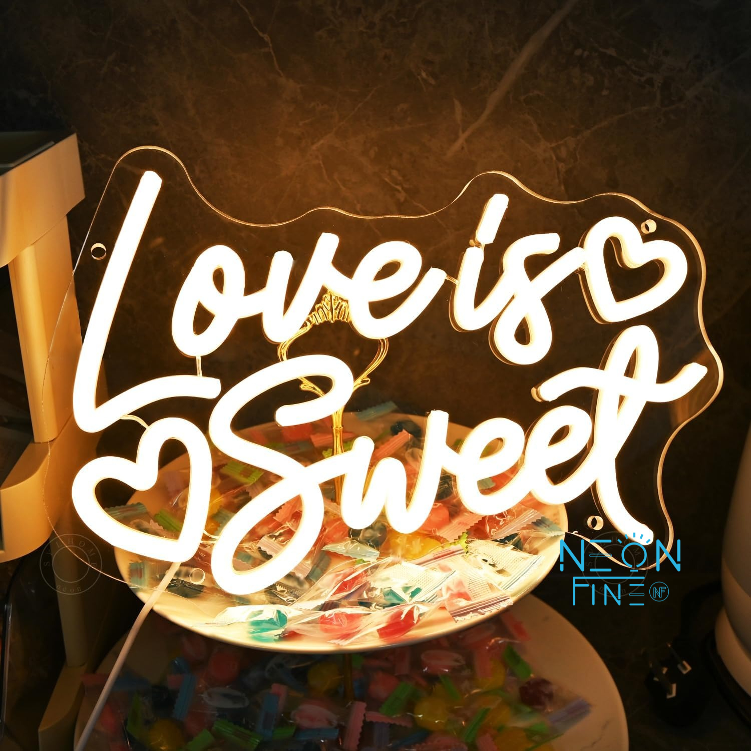 Love Is Sweet Neon Light Sign  - Commercial Kitchen Light avaliação e preço