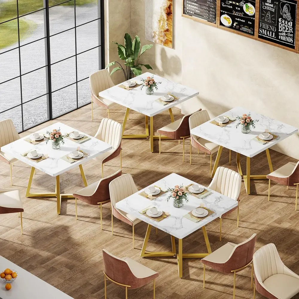 Square Commercial Dining Table - Commercial Kitchen Set avaliação e preço