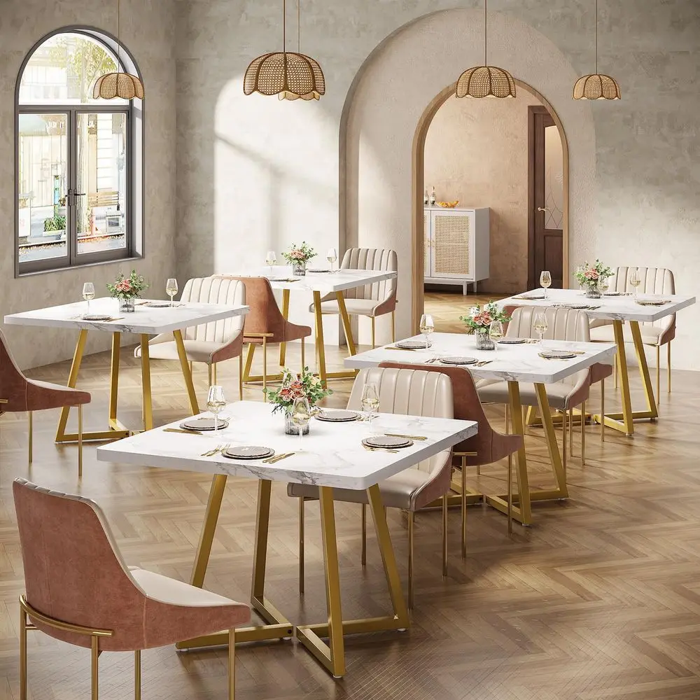Square Commercial Dining Table - Commercial Kitchen Set avaliação e preço
