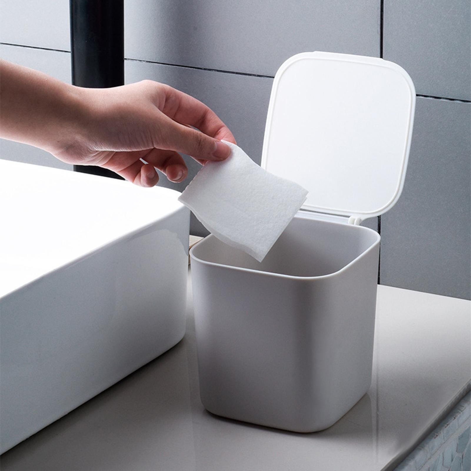 Mini Trash Can with Lid Small  - Commercial Kitchen Trash Can avaliação e preço