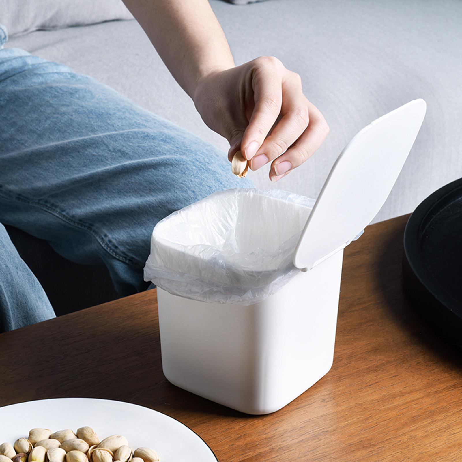Mini Trash Can with Lid Small  - Commercial Kitchen Trash Can avaliação e preço