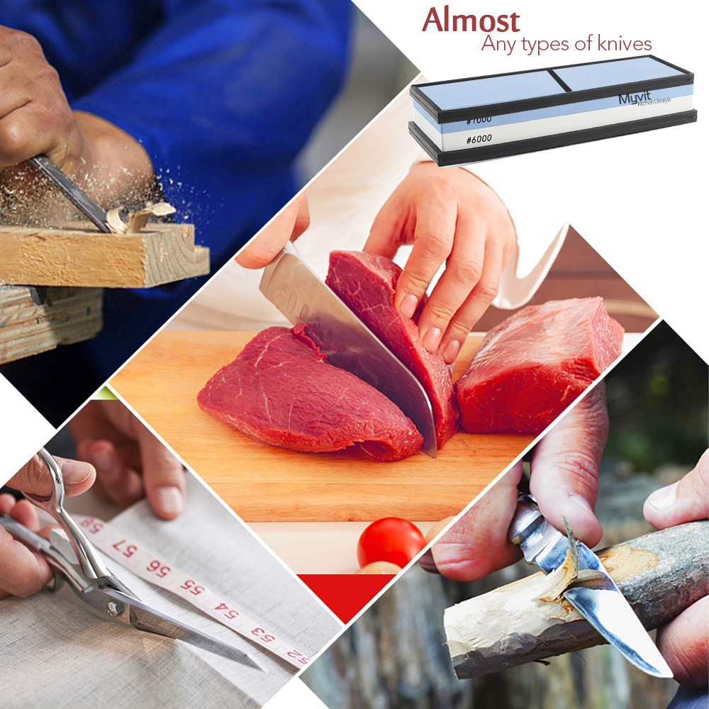 Sharpening Stone Knife Sharpen - Commercial Kitchen Knife Set avaliação e preço