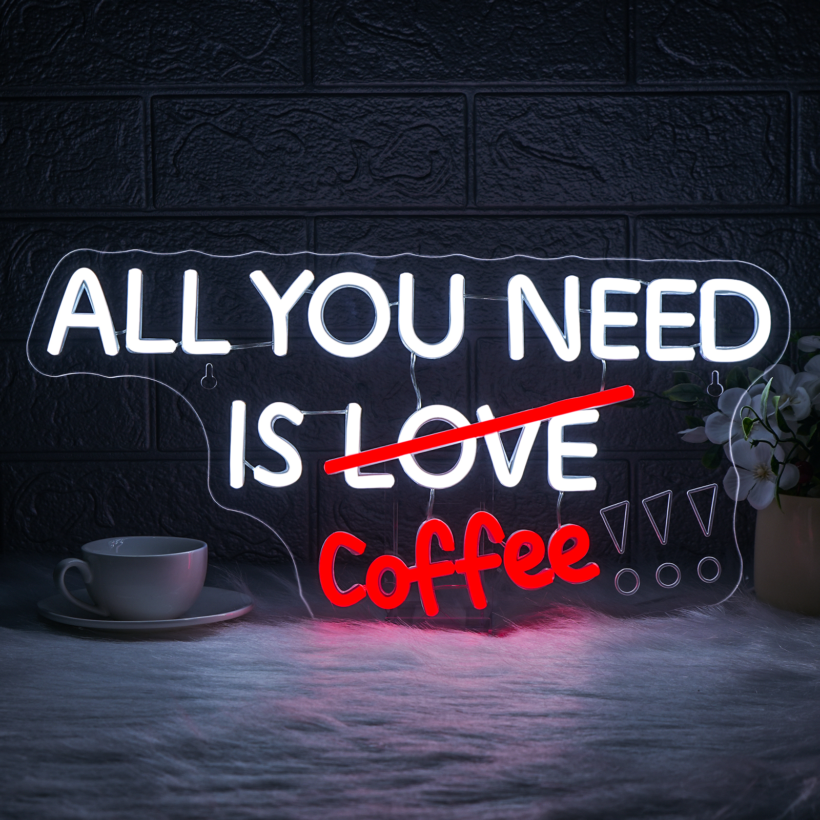 All You Need Is Coffee Neon Si - Commercial Kitchen Needs avaliação e preço